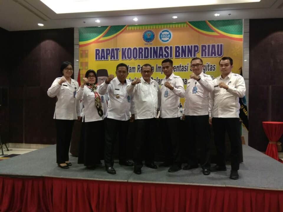 Rapat Koordinasi BNNP Riau