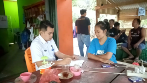 PASCA LAUNCHING DESA BERSINAR BNNK KUANSING LAKUKAN SURVEI KE DESA SEBERANG TALUK