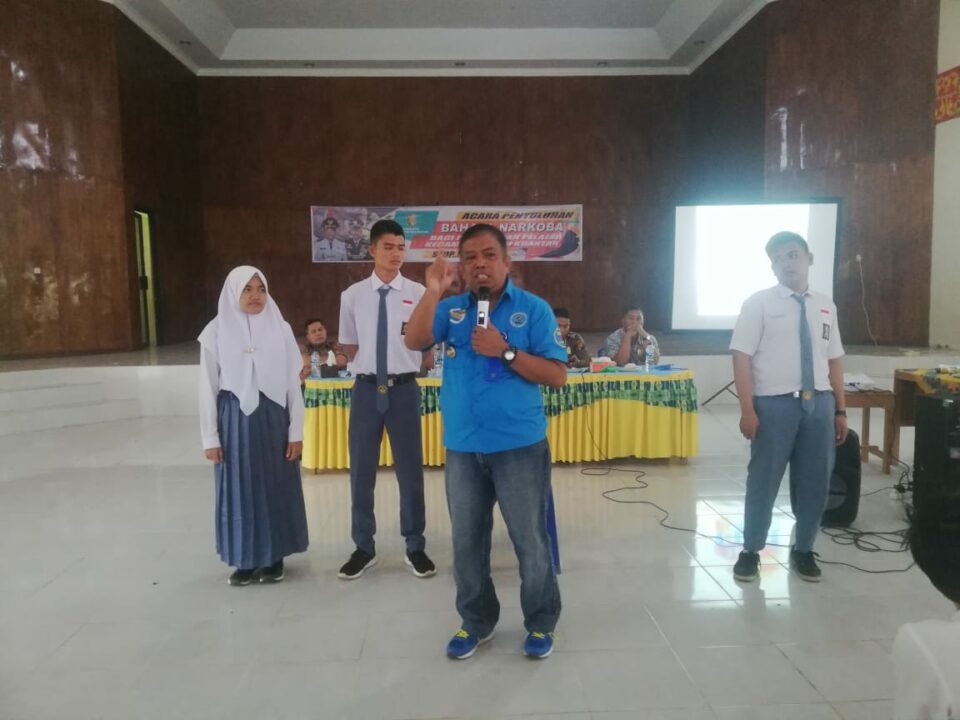Sosialisasi Bahaya Penyalahgunaan Narkoba kepada Pelajar di Kecamatan Hulu Kuantan (7/12/2019)